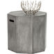 Ollo 18.25 X 18 inch Grey Outdoor End Table
